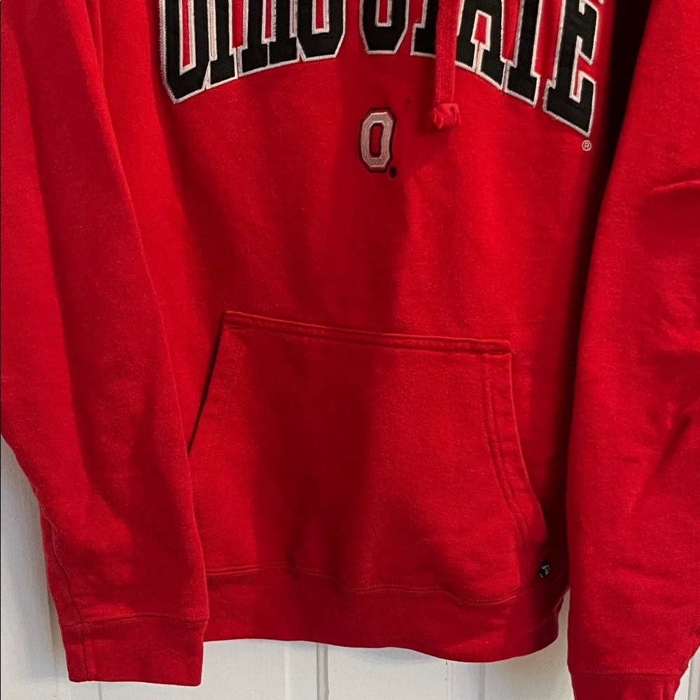 Vintage J. America Red Ohio State Hoodie Men’s Size Large - Picture 4 of 5